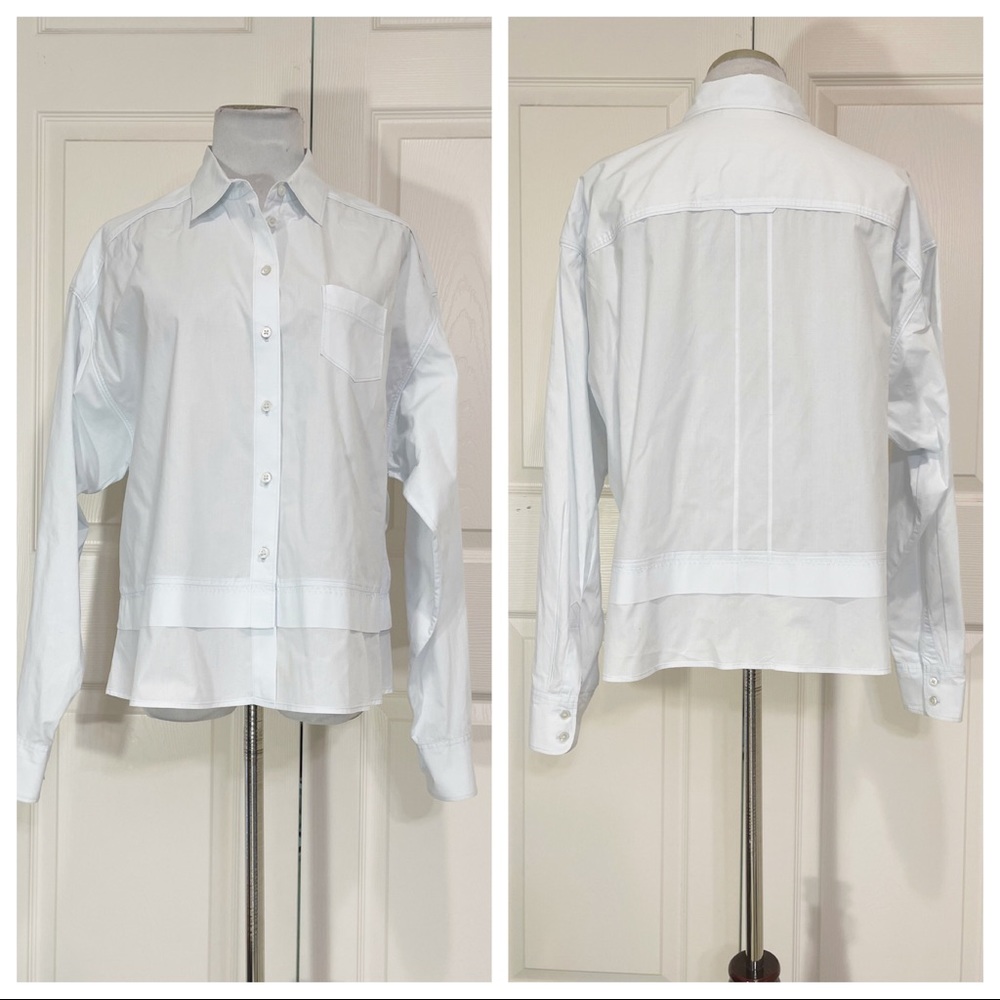 Sonia Bogner pale blue blouse